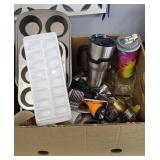 MUFFIN TINS AND KITCHEN UTENSILS