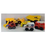 CONSTRUCTION AND TRUCK TOYS