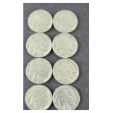 (8) BUFFALO NICKELS WITH CLEAR DATES