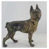 CAST IRON BOXER DOG DOOR STOP