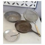 PANS AND STRAINER
