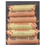 (300) WHEAT PENNIES, 1940s