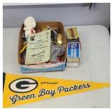GREEN BAY PACKERS PENNANT, MATCHES, MORE