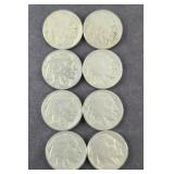 (8) BUFFALO NICKELS WITH CLEAR DATES