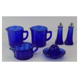 COBALT BLUE MEASURING CUP, SHAKERS, MORE