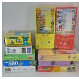 (10) 500 PIECE JIGSAW PUZZLES