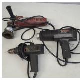 HEAT GUN, DRILL, POILISHER