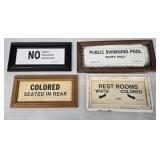 BLACK AMERICANA SIGNS