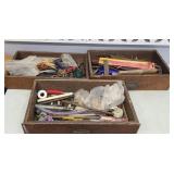 HARDWARE, TOOLS, MORE   ANTIQUE CABINET DRAWERS