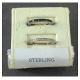 (2) STERLING SILVER RINGS 3.5 GRAMS