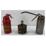 ADVERTISING OIL CANS