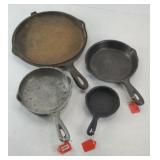 CAST IRON LID, NO 2 SKILLET, SKILLET ASHTRAY