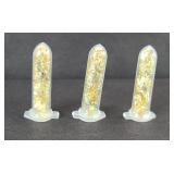 (3) VIALS OF GOLD SHAVING
