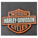 HARLEY DAVIDSON PLAQUE, CAST IRON