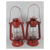 (2) OIL LAMPS