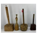 WOOD MALLETS AND MASHERS