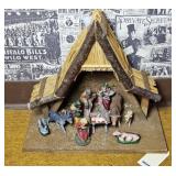 NATIVITY SCENE, SOME DAMAGE