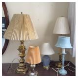 BRASS & OTHER LAMPS