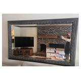 LARGE WALL MIRROR, NICE FRAME