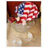 SERVING DISHES, CHRISTMAS ORNAMENTS,