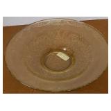 YELLOW DEPRESSION GLASS DISH