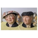 (2) TOBY MUGS PEARLY KING & QUEEN