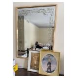 FRAMED WORLD MAP, ENGLISH BOY