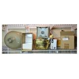 LIGHT BULBS & LARGE GLASS JAR