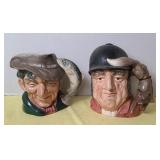 (2) TOBY MUGS: THE POACHER, GONE AWAY
