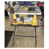 DEWALT TABLE SAW W/ STAND