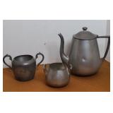 PEWTER TEA SET
