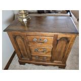 HEKMAN GRAND RAPIDS END TABLE BOOKSHELF