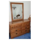 6 DRAWER DRESSER & MIRROR