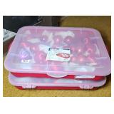 CHRISTMAS ORNAMENTS IN STORAGE TOTES