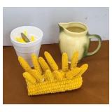 VINTAGE CORN HOLDERS & PITCHERS