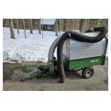 TRAC VAC VACUUM W/ DUMP WAGON