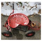GARDEN CART W/ SWIVEL SEAT