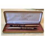 ARPEGE 14KT & CHANEL #5 23K GOLD FILIGREE PENS