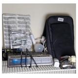 ALARM CLOCK, TRAVEL TOILETRY BAG & MORE