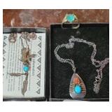 NATIVE AMERICAN STERLING JEWELRY