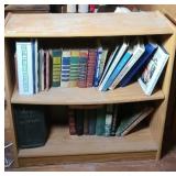 BOOK SHELF W/ BOOKS