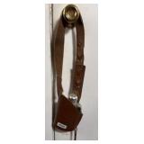 FLASK W/ LEATHER CARRIER