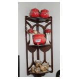 CORNER SHELF, W/ CHEF STOVE SET, & MORE