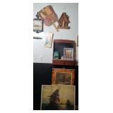 WALL OF ASSORTED ART