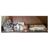 WOLF STATUE, PIANO DECOR, MORE