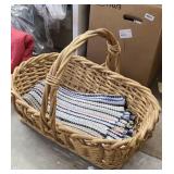 BASKET OF RUGS & MORE