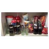 COCA COLA COLLECTION BOTTLES & CUPS