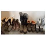 STEEL TOED WORK BOOTS, OTHER BOOTS