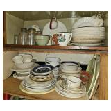 CHINA & ASSORTED DISHES