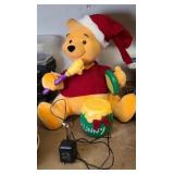 WINNIE THE POOH CHRISTMAS ANIMATED FIGURE
